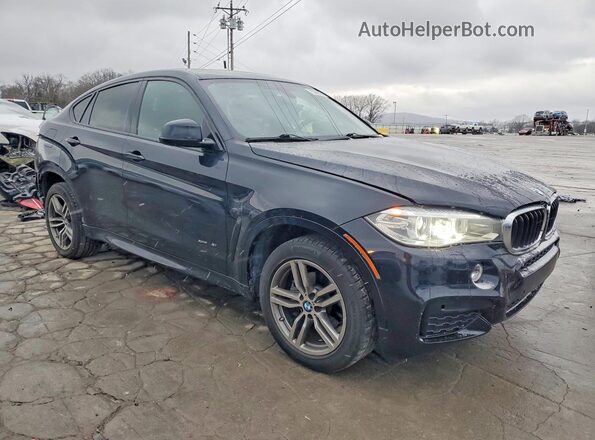 5UXKU2C58G0N82065 2016 BMW X6 Blue წინა მარჯვენა
