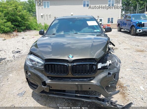 5UXKU2C58H0N84903 2017 BMW X6 Black ხელსაწყოთა პანელის ხედი