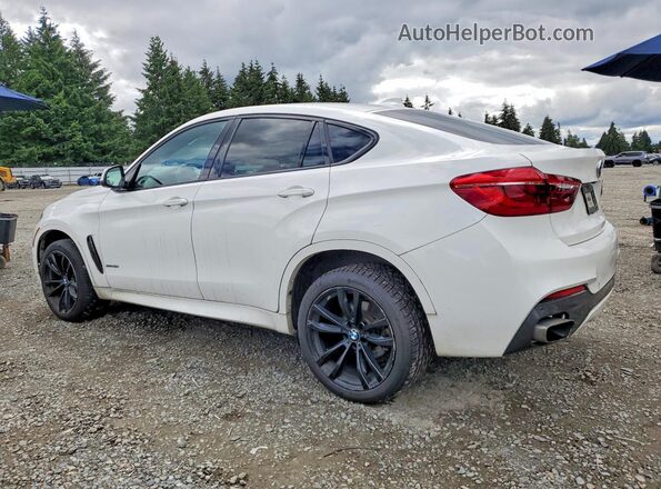 5UXKU2C59J0Z62099 2018 BMW X6 White Rear left