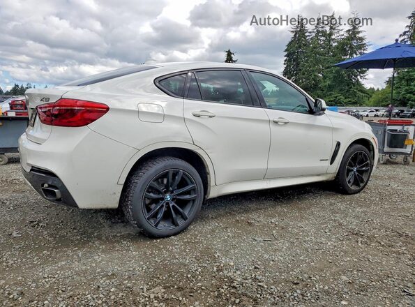 5UXKU2C59J0Z62099 2018 BMW X6 White Rear right
