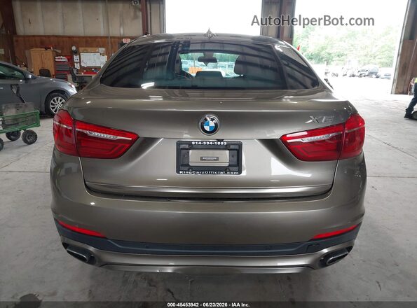 5UXKU2C5XJ0X49520 2018 BMW X6 Tan 
