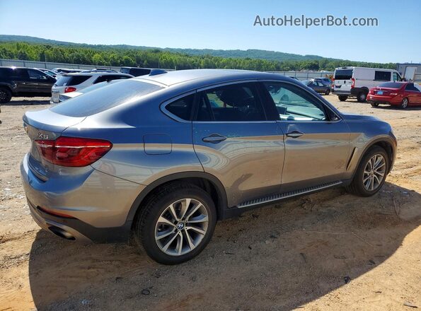 5UXKU6C33H0S99757 2017 BMW X6 Gray Trasero derecho