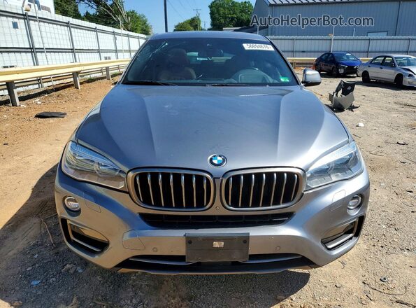 5UXKU6C33H0S99757 2017 BMW X6 Gray Vista frontal