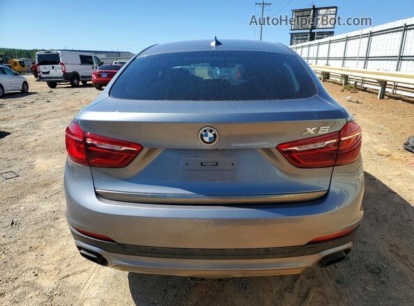 5UXKU6C33H0S99757 2017 BMW X6 Gray Vista trasera
