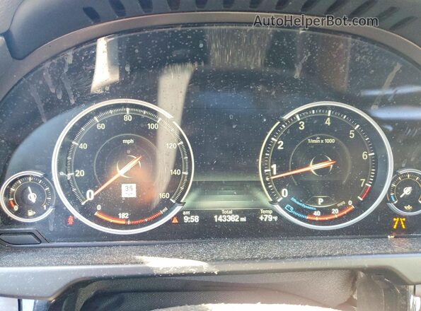 5UXKU6C33H0S99757 2017 BMW X6 Gray Vista del cuadro de instrumentos