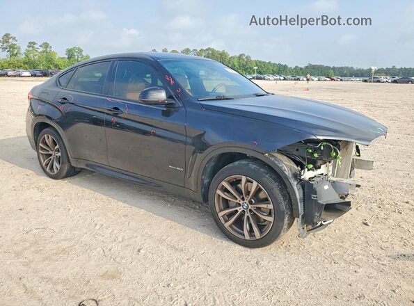 5UXKU6C57G0R33829 2016 BMW X6 Black Front right