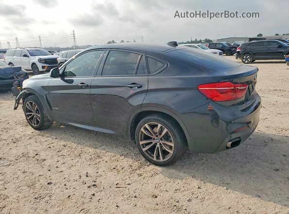 5UXKU6C57G0R33829 2016 BMW X6 Black Rear left