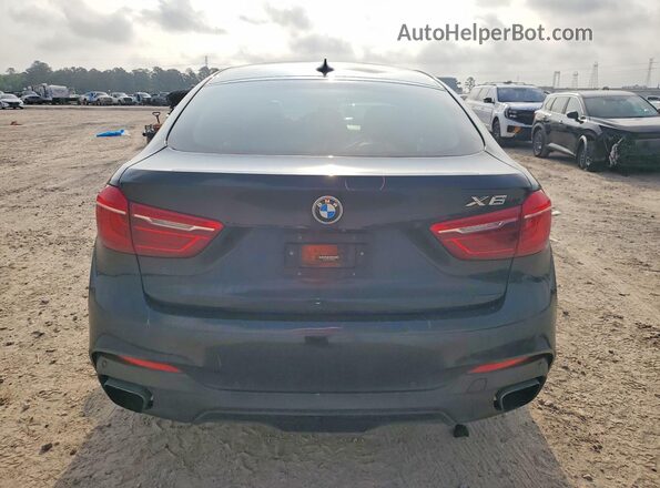 5UXKU6C57G0R33829 2016 BMW X6 Black Rear view