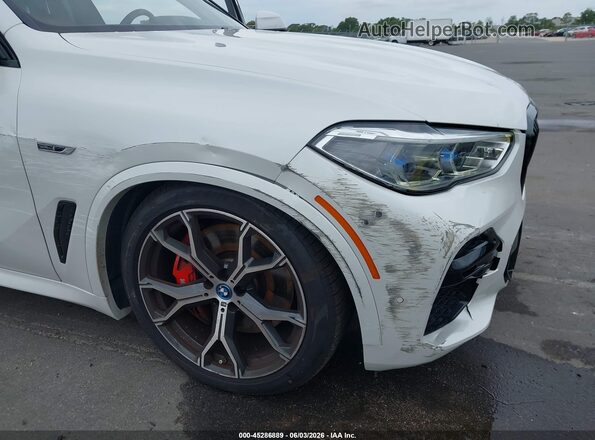 5UXTA6C01N9K77735 2022 BMW X5 White Widok z przodu