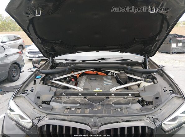 5UXTA6C01P9N92828 2023 BMW X5 Black Widok z tyłu