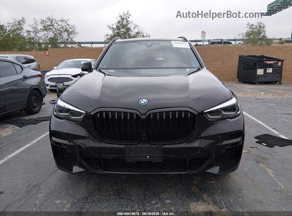 5UXTA6C01P9N92828 2023 BMW X5 Black Widok wnętrza z tyłu