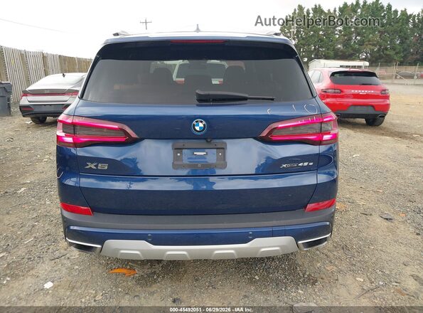 5UXTA6C04N9M45500 2022 BMW X5 Blue 