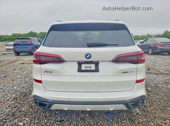 5UXTA6C08P9R07382 2023 BMW X5 White Vista trasera