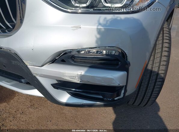 5UXTR7C50KLE88629 2019 BMW X3 Silver Вид спереду
