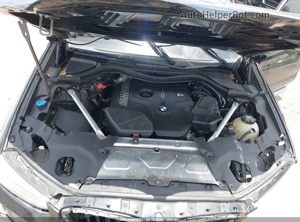5UXTR7C50KLE88890 2019 BMW X3 Black Вид ззаду