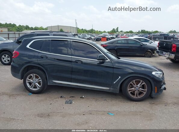 5UXTR7C50KLE88890 2019 BMW X3 Black Вид задньої частини салону