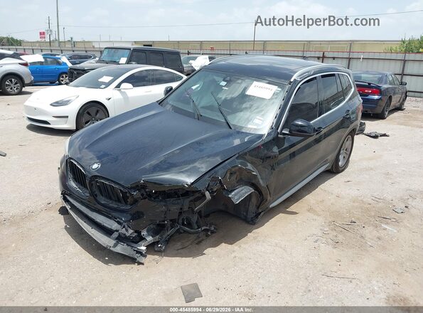 5UXTR7C50KLE88890 2019 BMW X3 Black Вид спереду