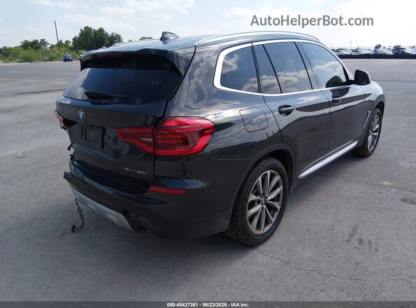 5UXTR7C50KLE96889 2019 BMW X3 Gray Rear right