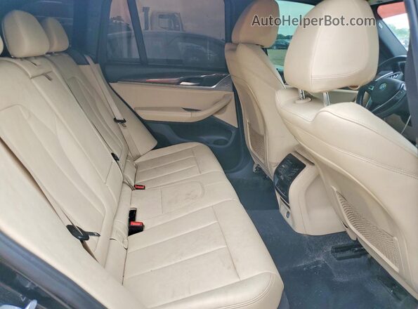 5UXTR7C50KLF23766 2019 BMW X3 Black Вид задньої частини салону