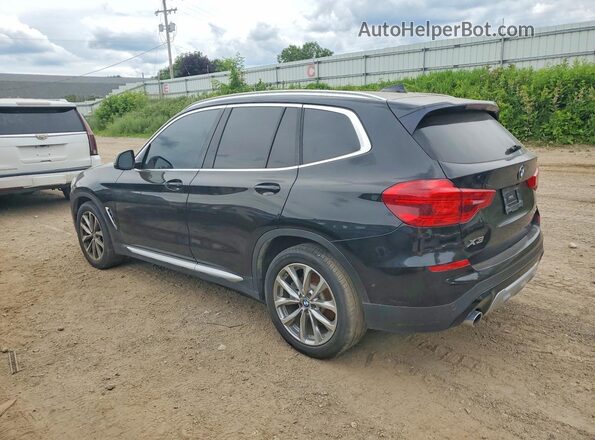 5UXTR7C50KLF23766 2019 BMW X3 Black Задня ліва чверть