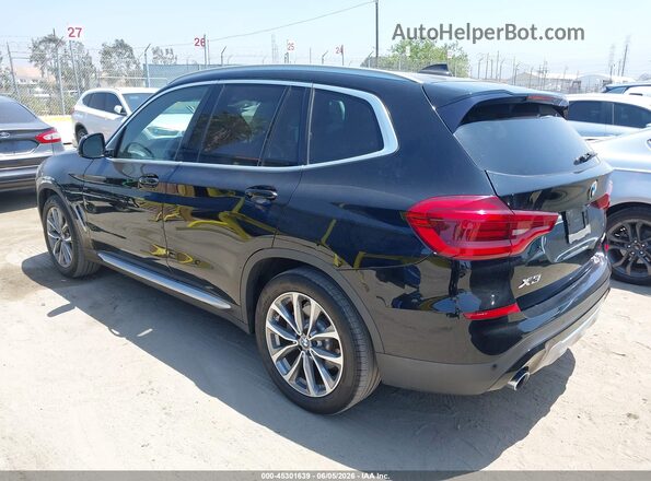 5UXTR7C50KLF31673 2019 BMW X3 Black Задня ліва чверть