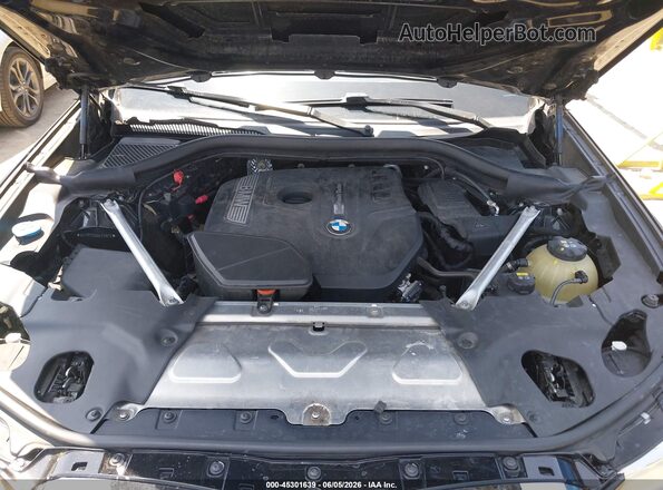 5UXTR7C50KLF31673 2019 BMW X3 Black Вид ззаду