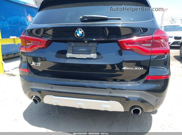 5UXTR7C50KLF31673 2019 BMW X3 Black Вид спереду