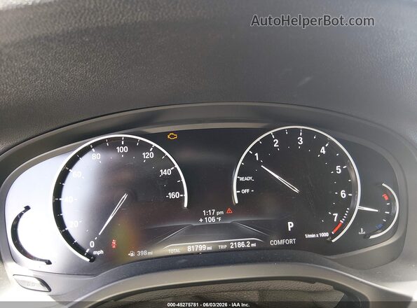 5UXTR7C50KLF36484 2019 BMW X3 Black Вид задніх сидінь