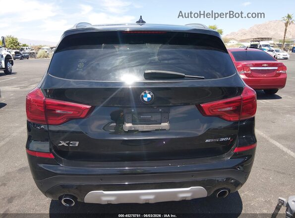 5UXTR7C50KLF36484 2019 BMW X3 Black 