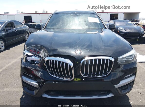5UXTR7C50KLF36484 2019 BMW X3 Black Вид щитка приладів