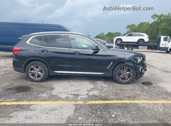 5UXTR7C51KLF28698 2019 BMW X3 Black Vista interior de 360 grados