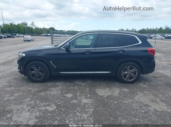 5UXTR7C51KLF28698 2019 BMW X3 Black 