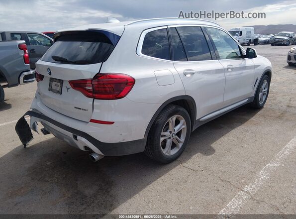 5UXTR7C51KLF29382 2019 BMW X3 White Задня права чверть