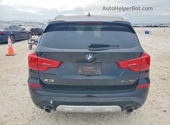 5UXTR7C51KLF31715 2019 BMW X3 Black Widok z tyłu