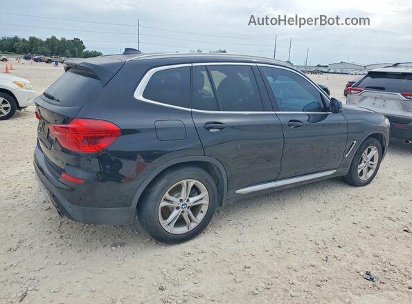 5UXTR7C51KLF31715 2019 BMW X3 Black Tył prawy