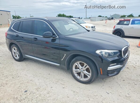 5UXTR7C51KLF31715 2019 BMW X3 Black Przód prawy