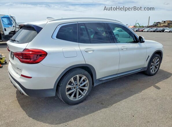 5UXTR7C51KLR51438 2019 BMW X3 White Հետևի աջ