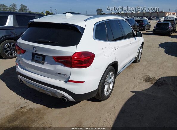 5UXTR7C52KLE96926 2019 BMW X3 White Rear right