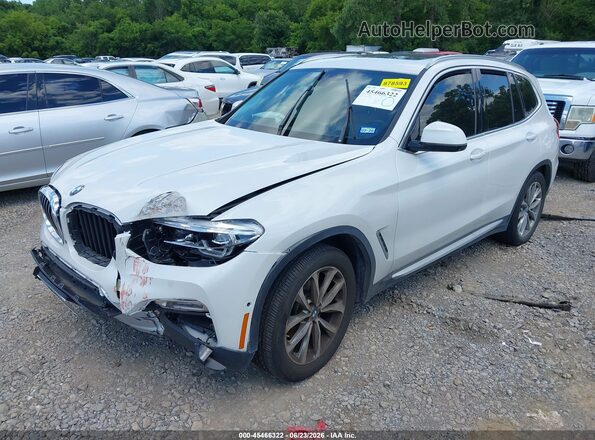 5UXTR7C52KLE97882 2019 BMW X3 White Передня ліва чверть
