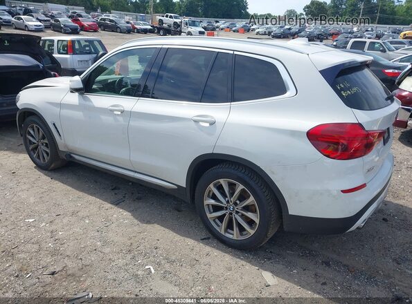 5UXTR7C53KLE96093 2019 BMW X3 White Rear left