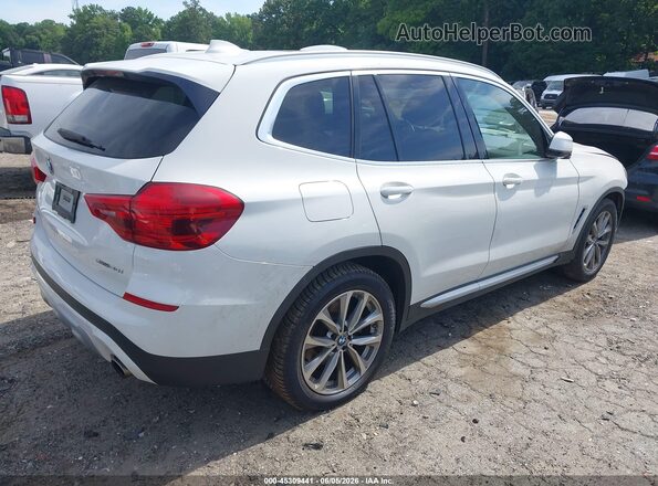 5UXTR7C53KLE96093 2019 BMW X3 White Rear right