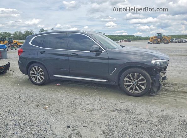 5UXTR7C53KLE97647 2019 BMW X3 Угольный Передняя правая четверть