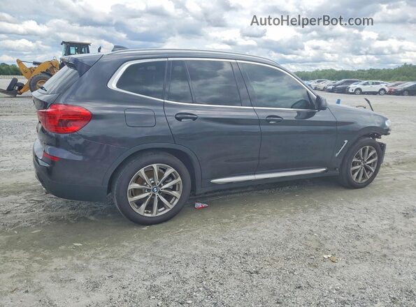 5UXTR7C53KLE97647 2019 BMW X3 Угольный Задняя правая четверть