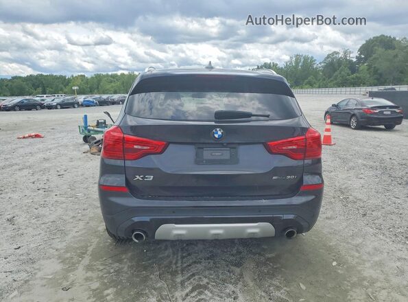 5UXTR7C53KLE97647 2019 BMW X3 Угольный Вид сзади