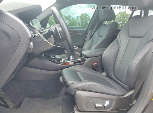 5UXTR7C53KLE97647 2019 BMW X3 Угольный Вид салона спереди