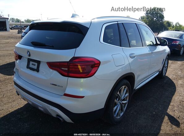 5UXTR7C53KLF25737 2019 BMW X3 White უკანა მარჯვენა