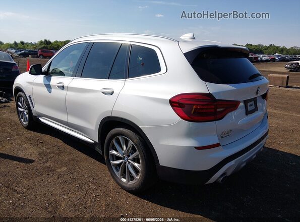 5UXTR7C53KLF25737 2019 BMW X3 White უკანა მარცხენა