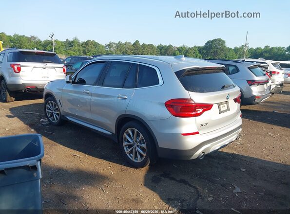 5UXTR7C53KLF32641 2019 BMW X3 Серебряный Задняя левая четверть