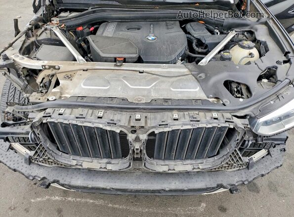 5UXTR7C54KLE97169 2019 BMW X3 Black Engine compartment view