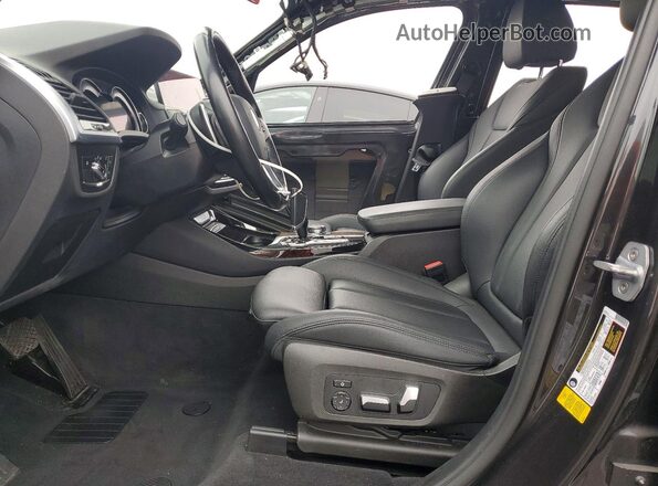 5UXTR7C54KLE97169 2019 BMW X3 Black Front interior view